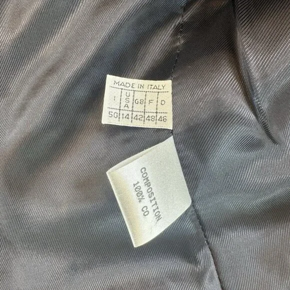 Nicola Vintage Italian Navy Blue Blazer and Skirt Set size 14 - Picture 8 of 16